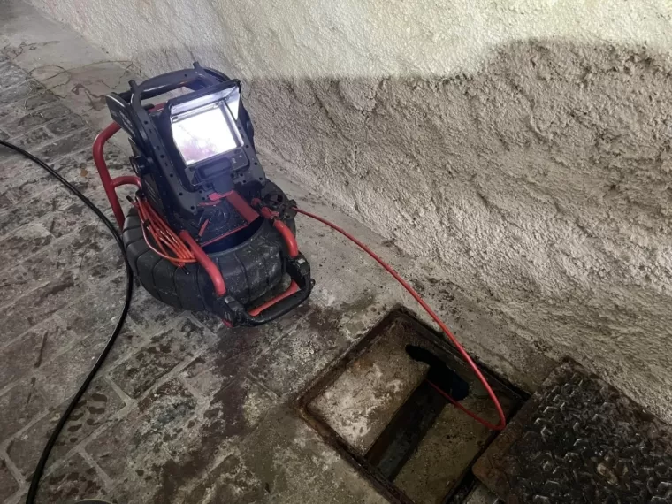 Inspection vidéo de canalisation bouchée à Reims