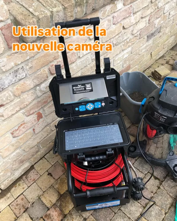 Détection et débouchage efficace d'un évier avec caméra par CanaServ Débouchage Reims, Château-Thierry, Canaserve, agence de Reims