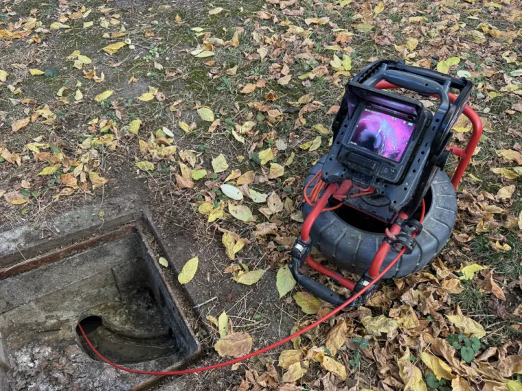 Passage camera sur un réseaux de tout à l’égout à Soissons , Château-Thierry, ISIK Assainissement